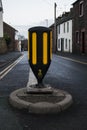 Traffic bollard in disguise of a screwdriver handle