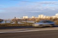 Traffic on the bridge.