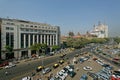 Traffic and Car Parking An aerial view of Flora Fountain at Hutatma Chowk Fort