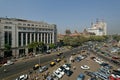 Traffic and Car Parking An aerial view of Flora Fountain at Hutatma Chowk Fort