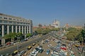 Traffic and Car Parking An aerial view of Flora Fountain at Hutatma Chowk Fort