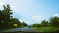 Traffic, cars on highway road on the countryside on sunset evening. car street road traffic transport, Cars on busy road driving. Royalty Free Stock Photo