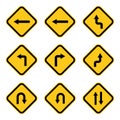 Traffic sign icon vector design symbol Royalty Free Stock Photo