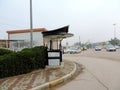 Traffic check-post on the streets of Najaf