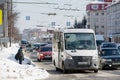 Traffic at a city crossroads