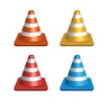 Traffic safety cone set