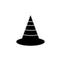 The traffic cone icon. Safety and attention, danger, warning symbol. Elements of construction tools icon. Premium quality graphic Royalty Free Stock Photo