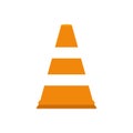 Traffic cone isolated Royalty Free Stock Photo