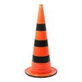 traffic cone isolated on a transparent background Royalty Free Stock Photo