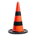 traffic cone isolated on a transparent background Royalty Free Stock Photo