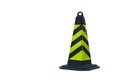 Traffic cone isolated on white background, Clipping path