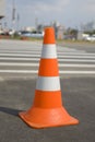 Traffic cone with path