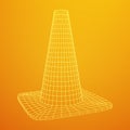 Traffic cone. Road sign Royalty Free Stock Photo