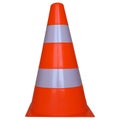 traffic cone sign isolated over white Royalty Free Stock Photo