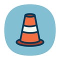 traffic cone. Vector illustration decorative design Royalty Free Stock Photo