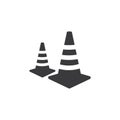 traffic cone vector illustration design Royalty Free Stock Photo