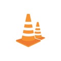 traffic cone vector illustration design Royalty Free Stock Photo