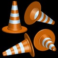 Traffic cones Royalty Free Stock Photo