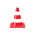 Traffic cones vector isolated object eps icon Royalty Free Stock Photo