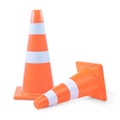 Traffic cones Royalty Free Stock Photo