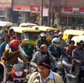 Traffic Congestion in India Royalty Free Stock Photo