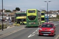 TRAFFIC CONJESTION YARMOUTH ISLE OF WIGHT UK