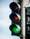 Traffic Control light, its green signal