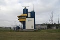 Traffic control for ships at the Botlekbrug by the port authority of Rotterdam.