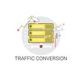 Traffic Conversion Marketing Optimization Icon