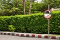 Traffic convex mirror at corner