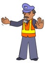 Traffic Cop Royalty Free Stock Photo