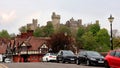 Tudor building overlooked by Arondel Castle.