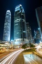 Traffic Through Downtown in Hong Kong