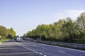 Traffic on dual carriage road at weekend A5,Uk.