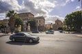 Traffic in Foro Italico in Palermo 6