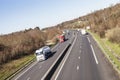 Traffic on the French auto-route.