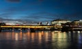 Traffic going over London Bridge