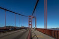 Traffic at Golden Gate Bridge - San Francisco, California, USA Royalty Free Stock Photo