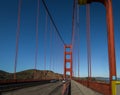 Traffic at Golden Gate Bridge - San Francisco, California, USA Royalty Free Stock Photo