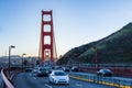 Traffic at Golden Gate Bridge - San Francisco, California, USA Royalty Free Stock Photo