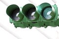 Traffic green light Royalty Free Stock Photo