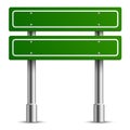 Traffic green sign. Board road text panel, location street way signage template, direction highway city blank realistic