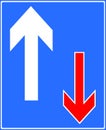 Traffic has priority over oncoming vehicles