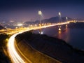 Traffic Highway in Ting Kau Bridge