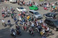 Traffic in Ho Chi Minh City, Vietnam Royalty Free Stock Photo