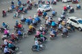 Traffic in Ho Chi Minh City, Vietnam Royalty Free Stock Photo