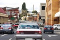 Traffic in Hobart city Royalty Free Stock Photo