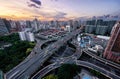 Traffic hour, Shanghai Royalty Free Stock Photo