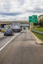 Traffic on the interstate Gwinnett Ga