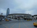 Traffic in Istanbul near the Vodafone Arena stadium Royalty Free Stock Photo